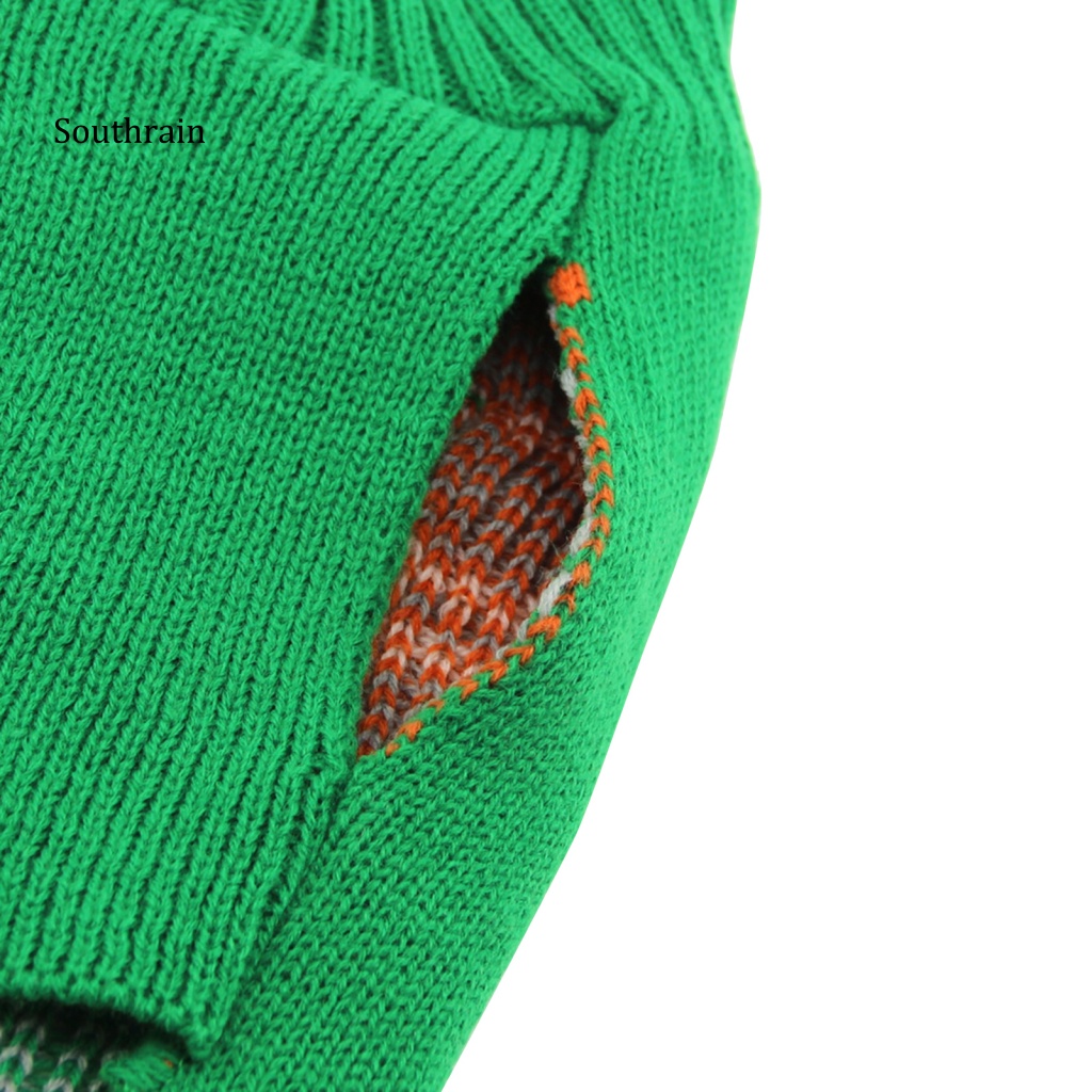Áo Sweater Dệt Kim Polyester Thân Thiện Với Da Cho Cún Cưng