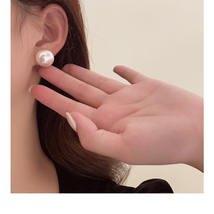 Bông Tai Đính Ngọc Trai Cao Cấp Thời Trang Theo Phong Cách Pháp