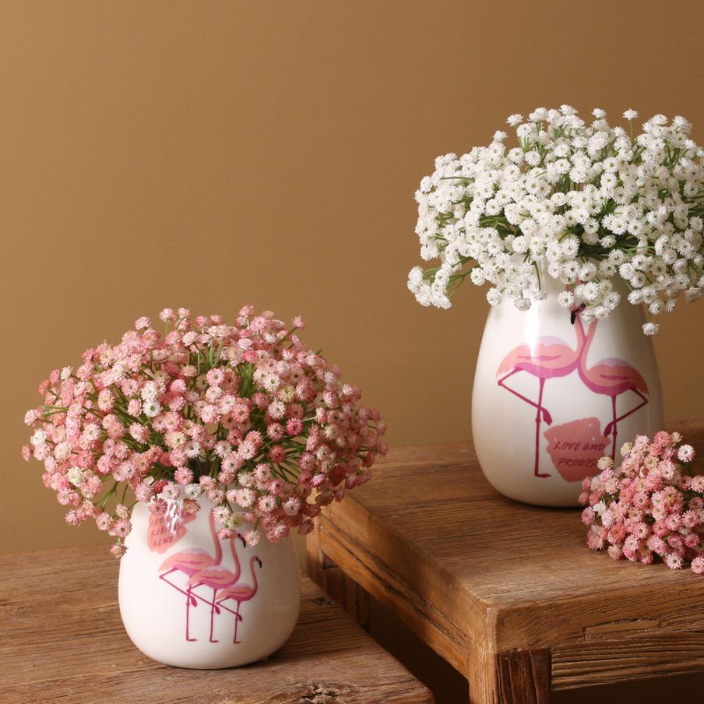 Bộ 2 Bông Hoa Gypsophila Nhân Tạo Kiểu Dáng Mới Dùng Làm Đạo Cụ Chụp Ảnh|Hoa Giả Trang Trí Nội Thất Đẹp Mắt