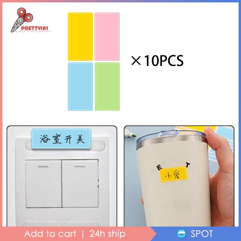 [Prettyia1] Giấy Ghi Chú Tự Dính Chống Thấm Nước Nhiều Màu Sắc Cho Văn Phòng Hoặc Làm Việc