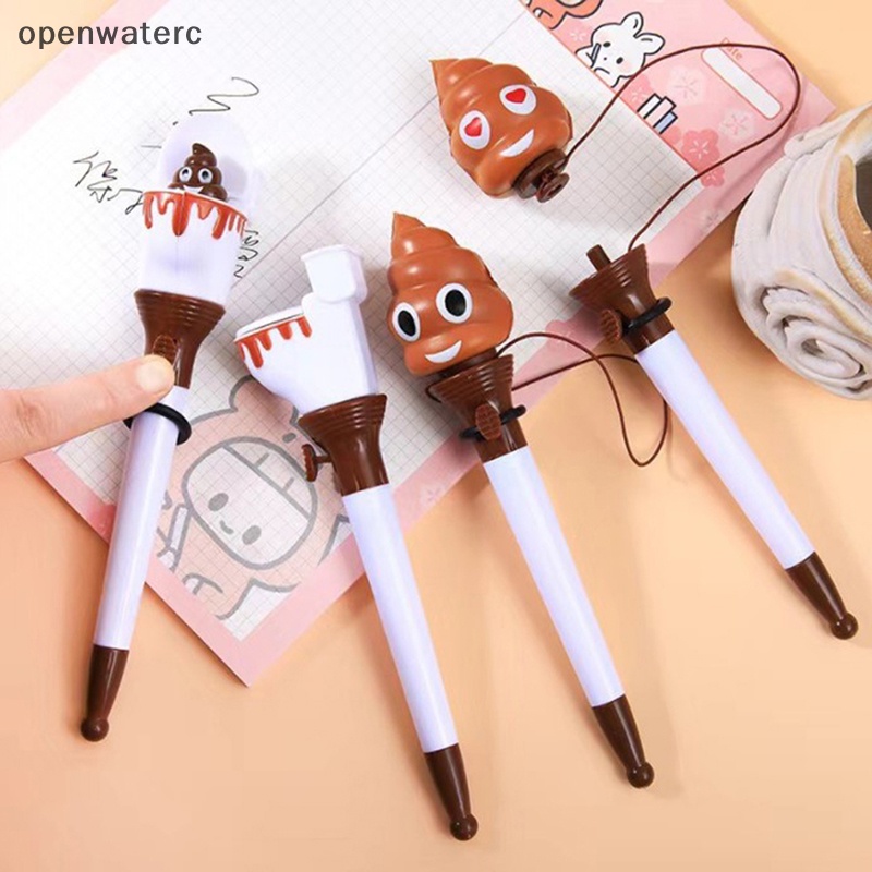 Bút Bi Mực Đen Ngòi 0.7mm Tạo Hình Toilet Dễ Thương