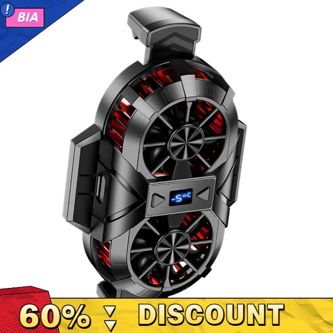 Quạt Tản Nhiệt Bán Dẫn X38 Lõi Kép Màn Hình Kỹ Thuật Số Có Kẹp Gắn Điện Thoại