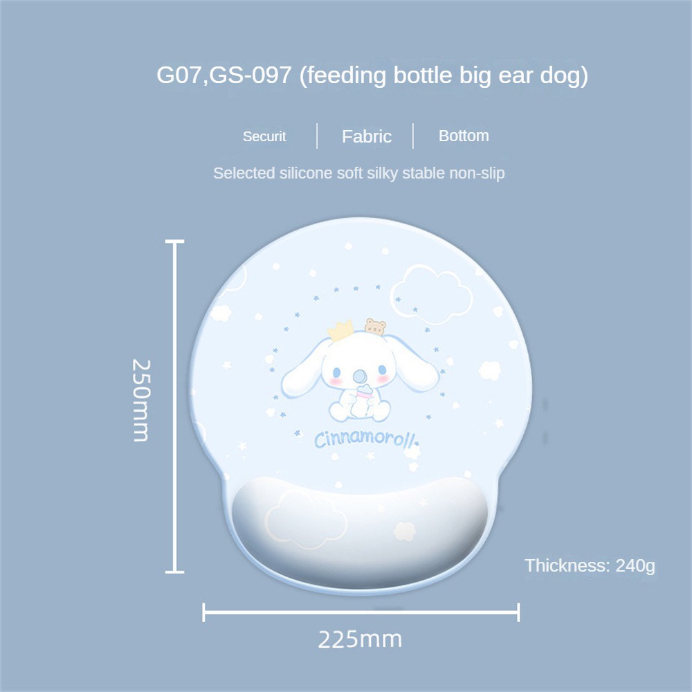 Sanrio Tấm Lót Chuột Máy Tính Chống Trượt In Hình kuromi Dễ Thương