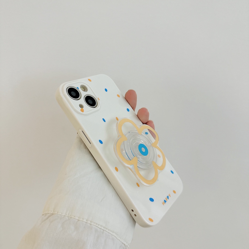 Ốp Điện Thoại TPU Silicon Chống Sốc Họa Tiết Bông Hoa Nhỏ Xinh Cho iPhone 13 12 11 Pro Max 14 Plus