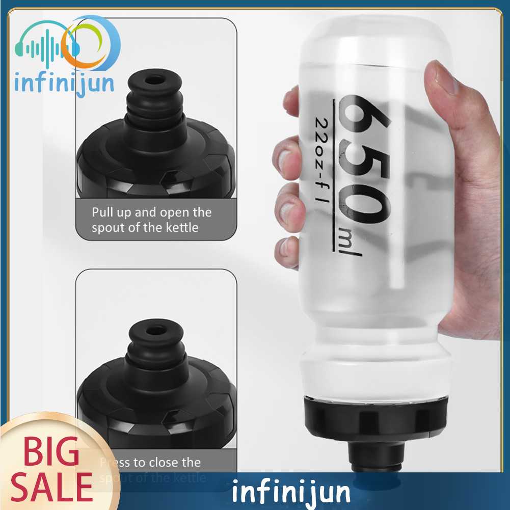 Bình Nước Thể Thao 650ML Kèm Giá Đỡ Tiện Lợi