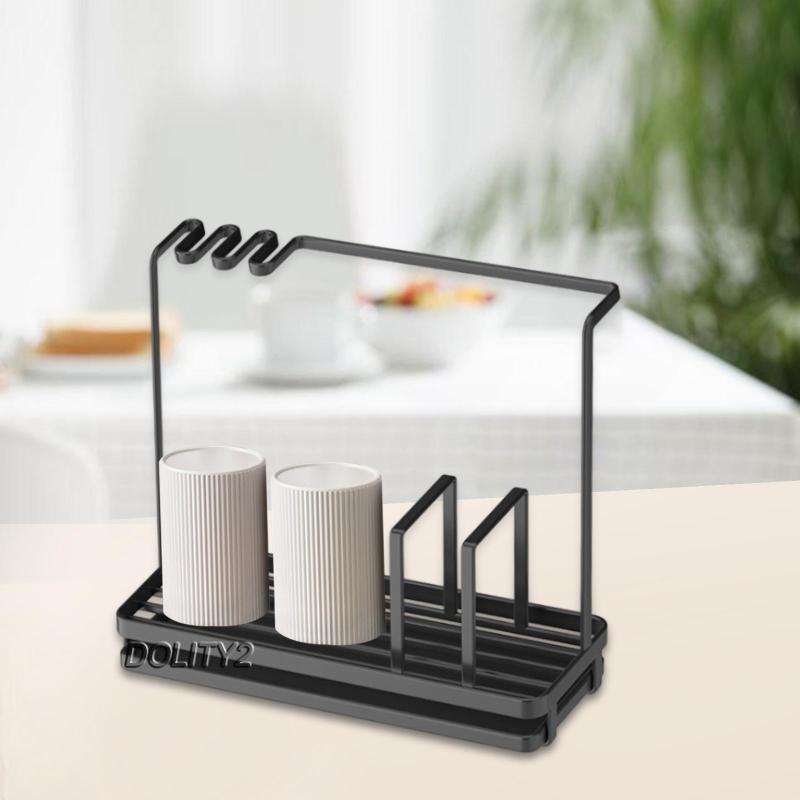 [Dolity2] Giá Treo Khăn Lau Chén Dĩa Thiết Kế Đáy Rỗng Thoát Nước Siêu Bền