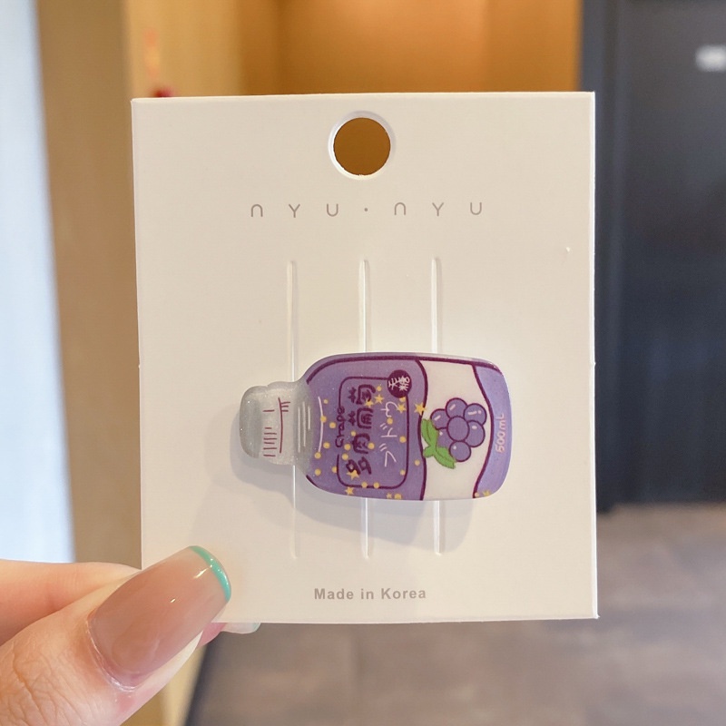 Kẹp Tóc Hình Chai Nước Hoạt Hình Dễ Thương