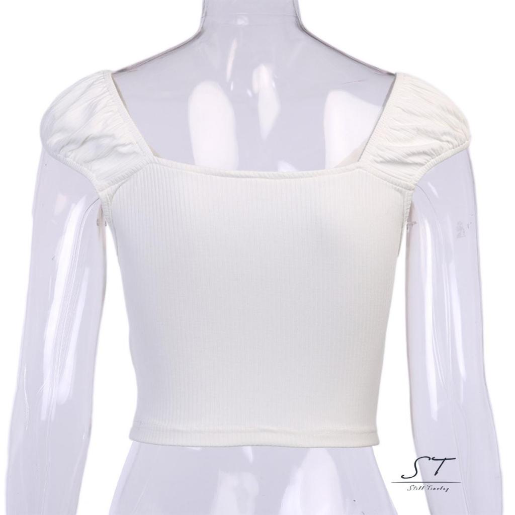 Áo Hai Dây Dệt Kim Mỏng Màu Trơn Gợi Cảm CY03 Cho Nữ