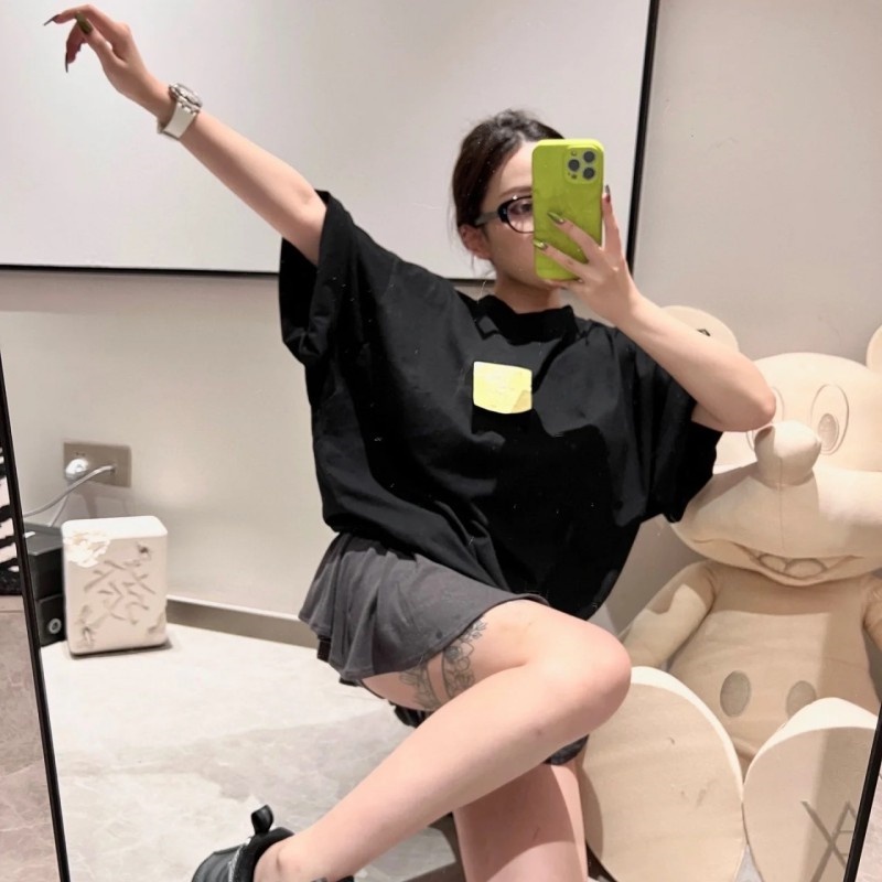 B-a88l-n &amp; - Áo Thun Tay Ngắn Thời Trang Đường Phố Cao Cấp Ghi Chú Sau Sinh Cho Nam Và Nữ Cùng Phong Cách Cùng Phong Cách