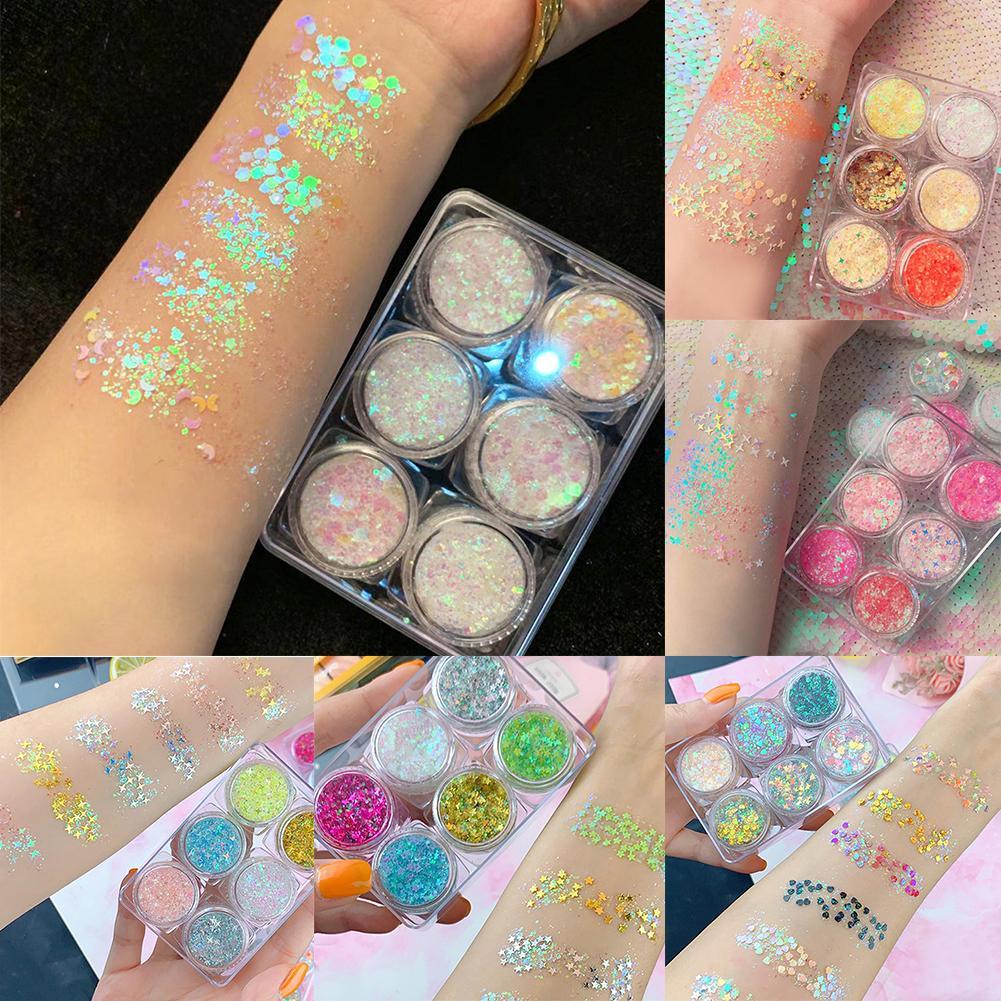 Gel Sequin Lấp Lánh Trang Điểm Mắt U2B7