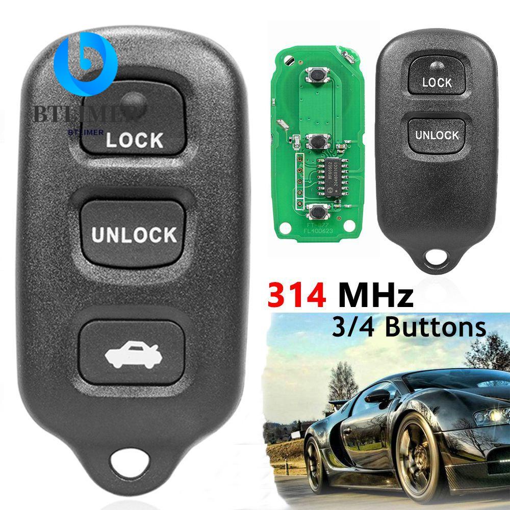 Chìa Khóa Điều Khiển Xe Hơi 4 Nút 314MHz Cho Toyota 4Runner