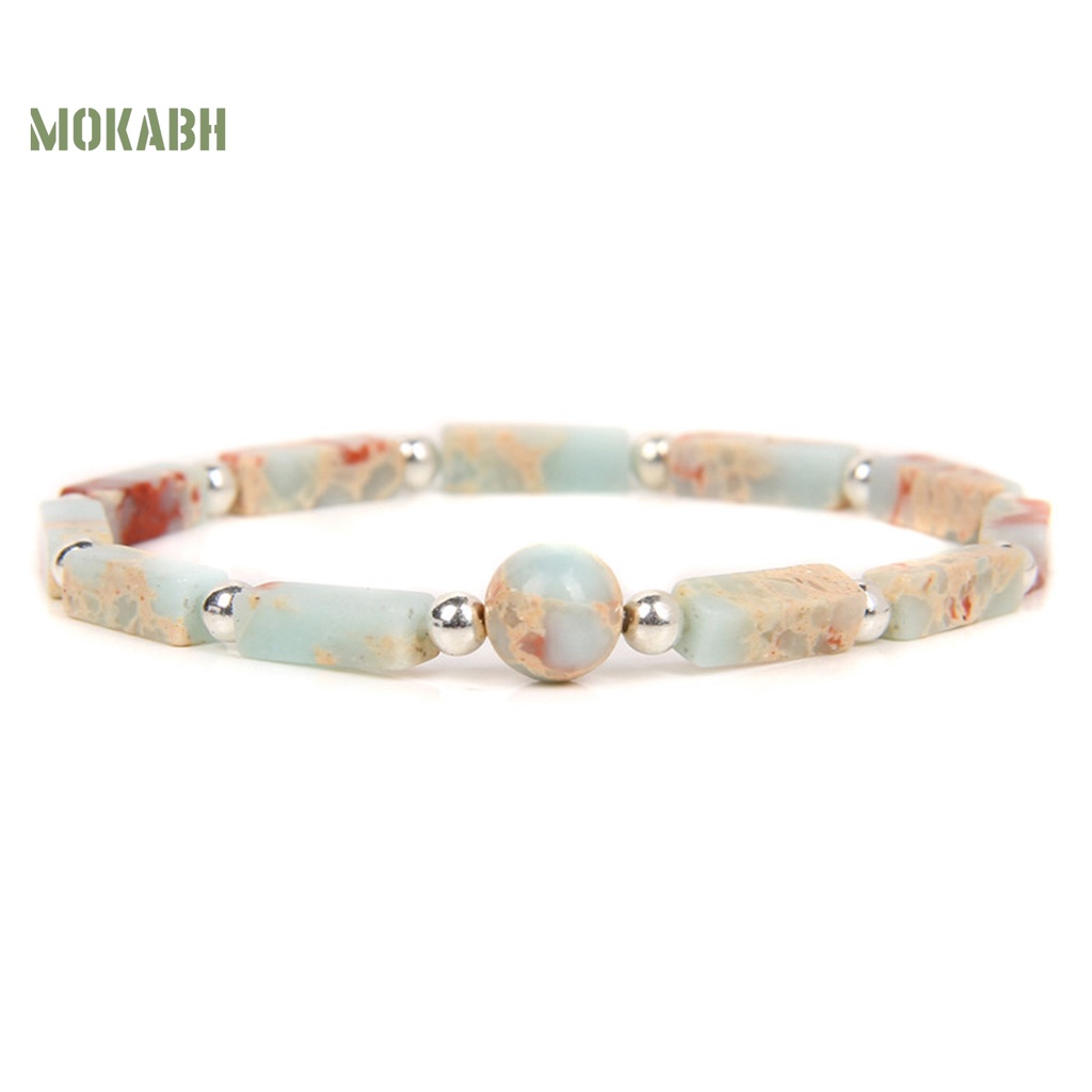 Vòng Tay Chuỗi Hạt Đá Tự Nhiên Giảm Mệt Mỏi Thời Trang Cho Nữ