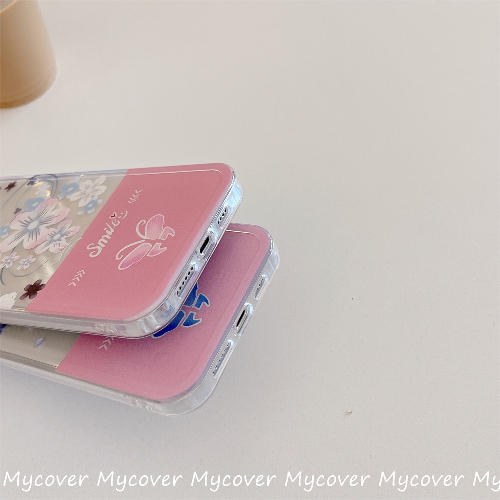 Ốp ĐiệN ThoạI HọA TiếT Hoa Cho iPhone 11 12 13 14 Pro Max X Xr Xs 8 7 6 Plus SE 2020