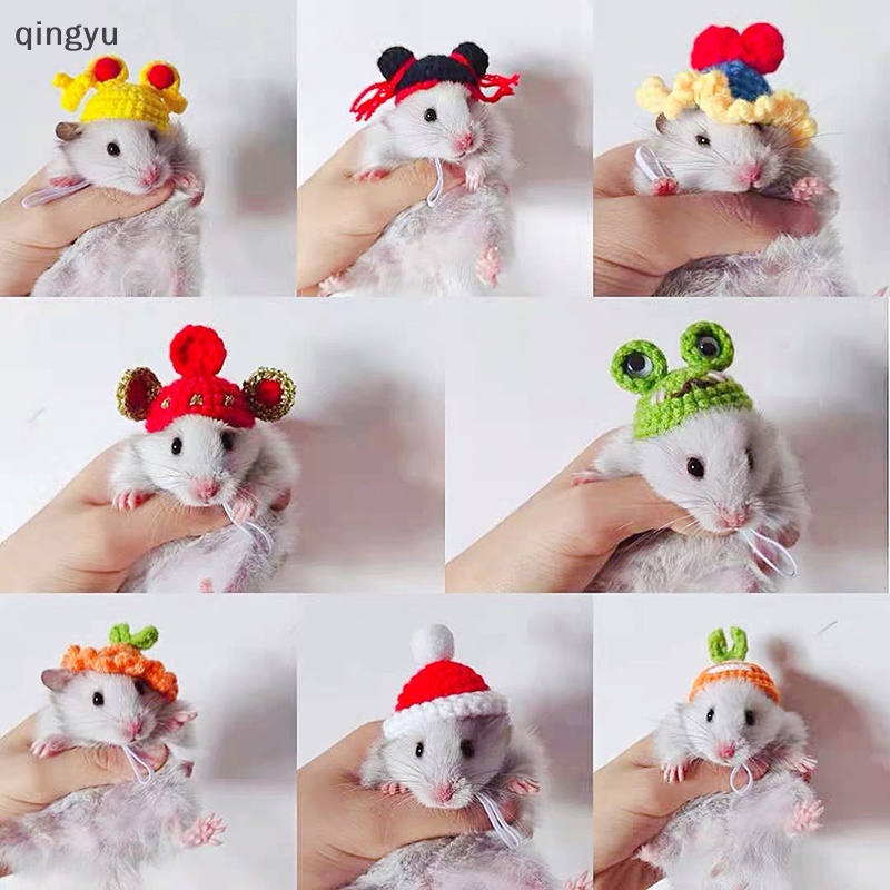Qingyu Mũ Dệt Kim Phụ Kiện Cho Hamster / Chim Cảnh