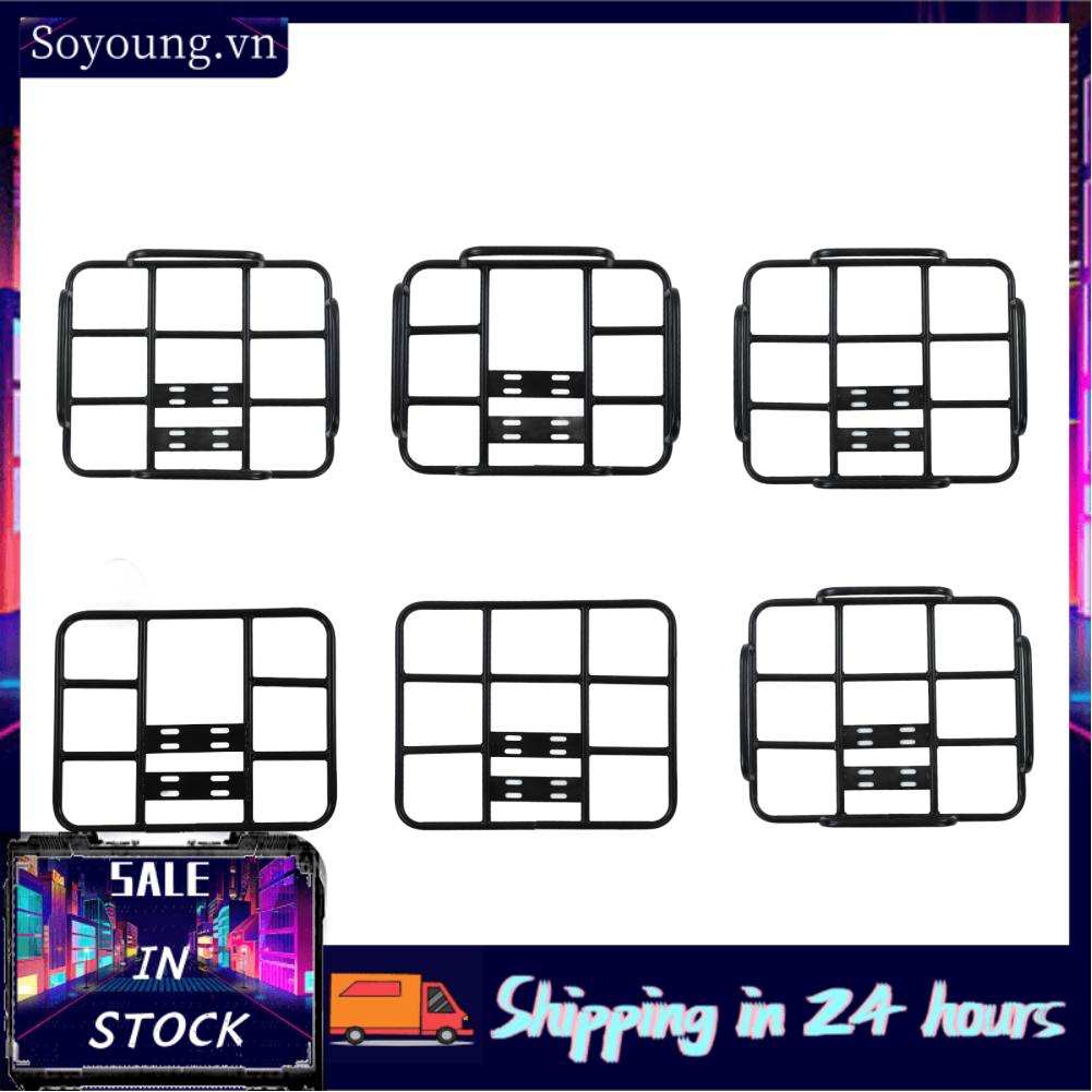 Soyoung Delivery Box Rack Rear Grille 80kg Loading Seamless Steel Tube Universal for Motorcycle Electric Bicycle