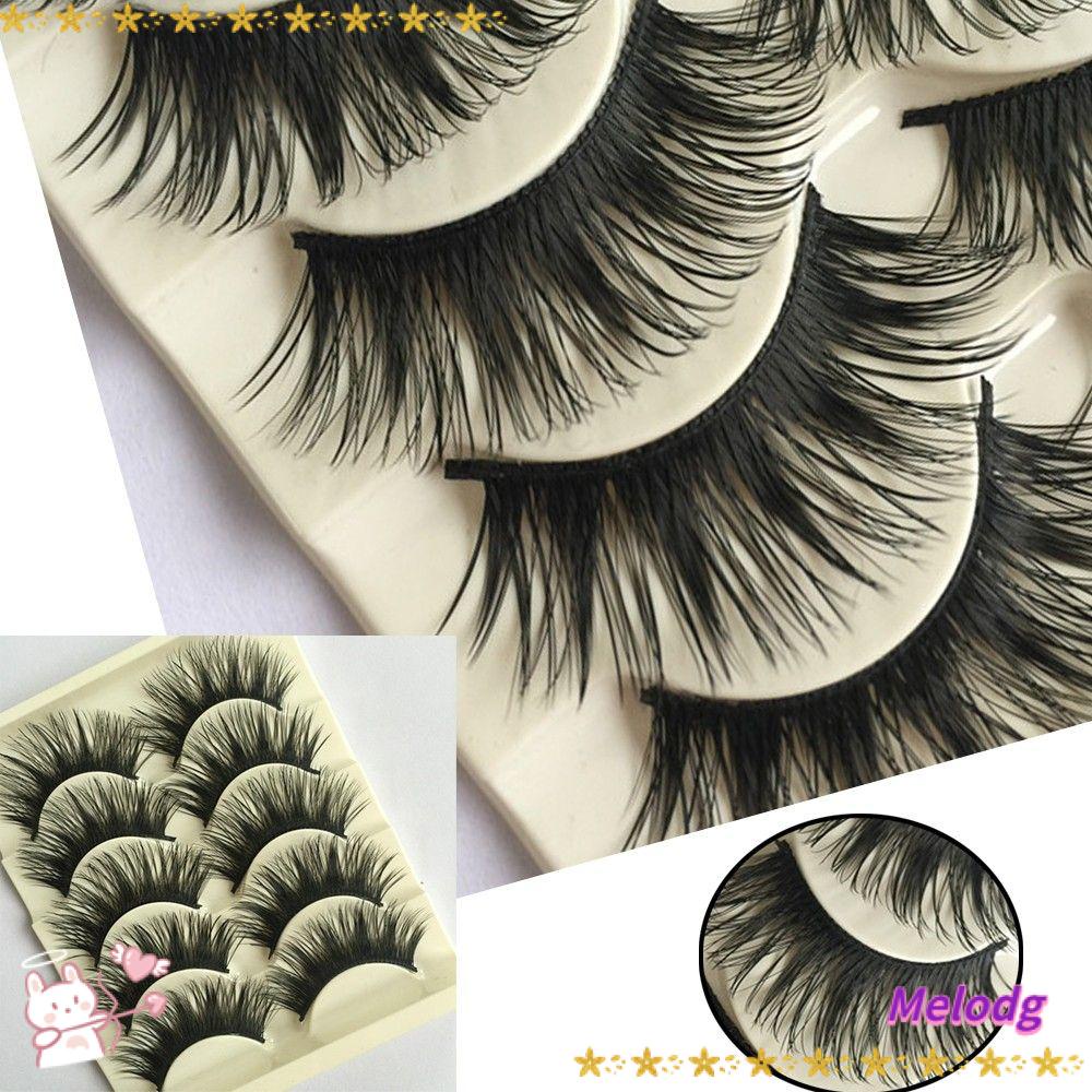 Set 5 Cặp Lông Mi Giả Trang Điểm Tự Nhiên