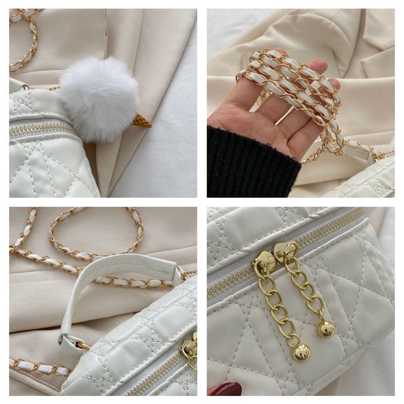 Túi Đeo Chéo Mini Có Khóa Kéo Màu Kẹo Phong Cách Hàn Quốc Dễ Thương Thời Trang Cho Nữ