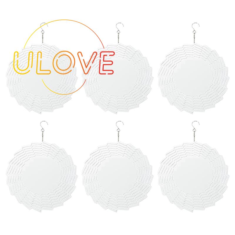 Set 6 Con Quay Gió 3D 8 Inch Treo Trang Trí Sân Vườn Ngoài Trời