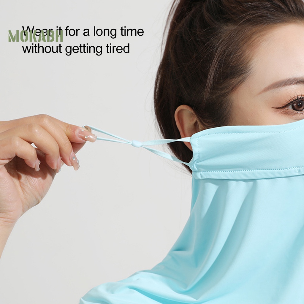 [Mok Abh] Mạng Che Mặt Chống Biến Dạng Nhanh Khô Thiết Thực Cho Rừng