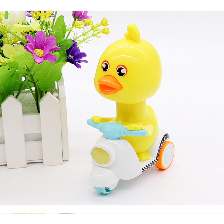 Đồ Chơi Xe Máy Trượt Vịt Vàng Nhỏ Mới Cho Trẻ Em