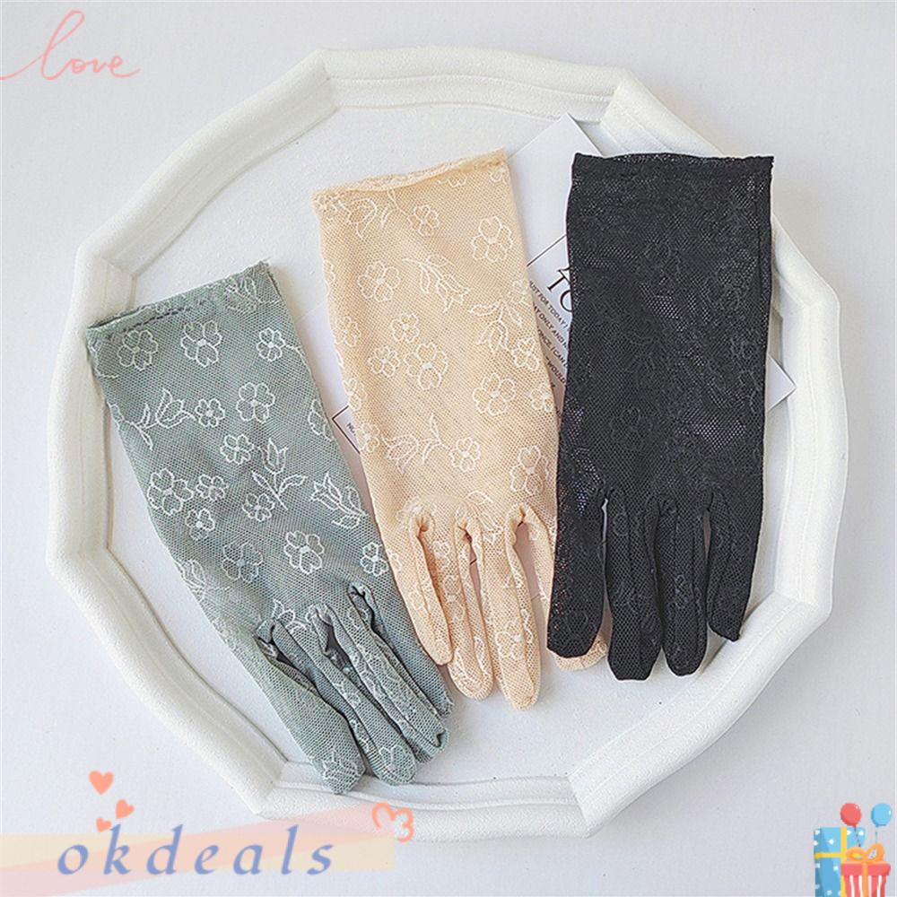 Găng Tay Chống Nắng UV Mỏng Thoáng Khí Thời Trang Mùa Hè