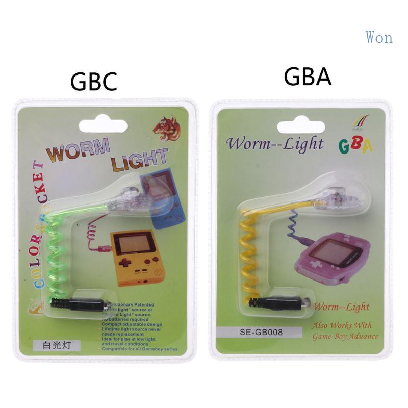 Đèn LED Hình Sâu Linh Hoạt Cho Máy Chơi Game GBA GBC GBP