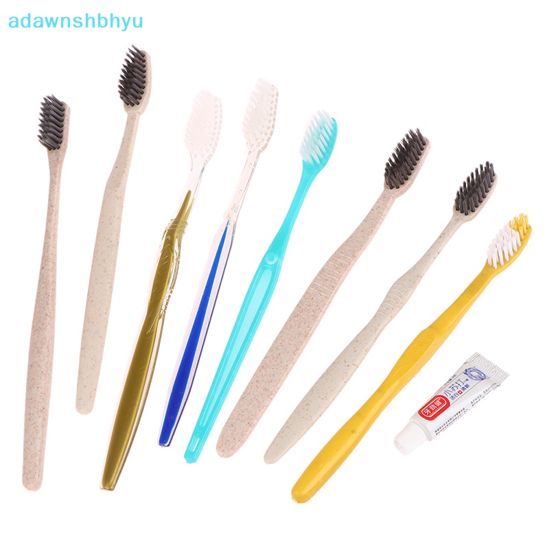 Set 10 Bàn Chải Đánh Răng adawnshbhyu Sử Dụng Một Lần Tiện Lợi Khi Đi Du