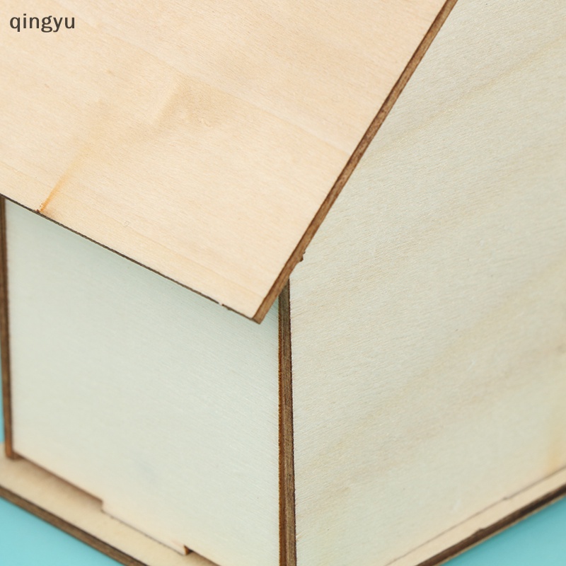 Qingyu Hộp Gỗ Đựng Tiền Xu Tiết Kiệm DIY Dành Cho Trẻ Em