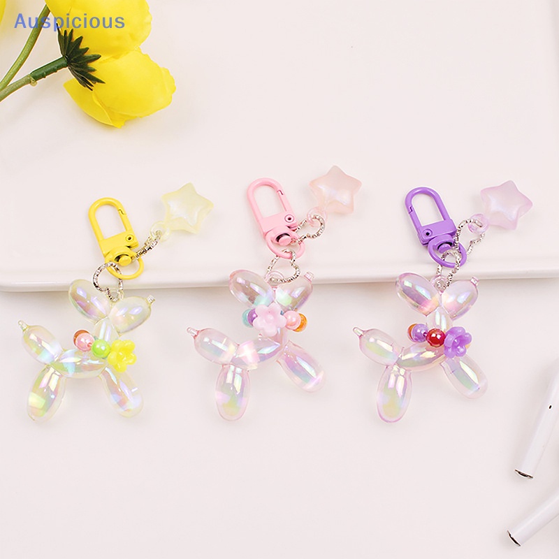 1 Móc Khóa Resin Hình Thú Cưng Hoạt Hình Nhiều Màu Sắc Dễ Thương Cho Cặp Đôi