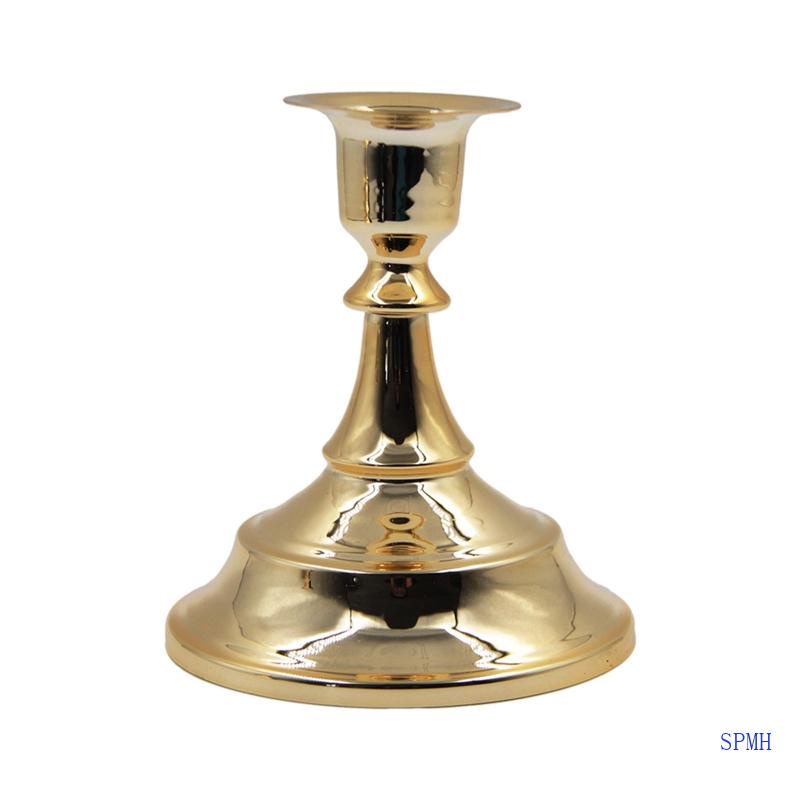 Giá Đỡ Nến Bằng Kim Loại Phong Cách Châu Âu Cổ Điển