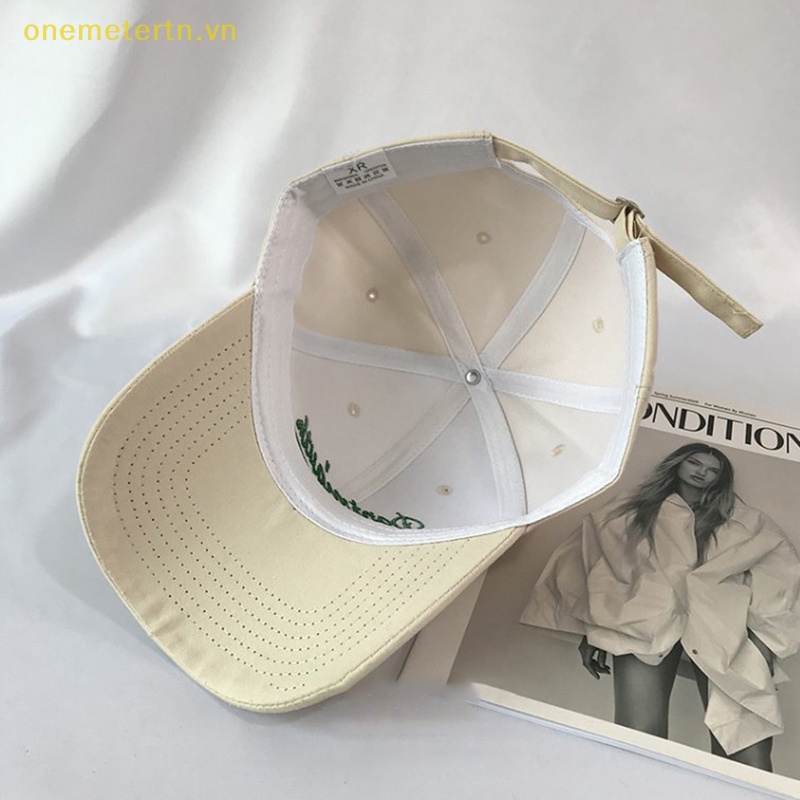 Mũ Lưỡi Trai Mềm Thêu Chữ Phong Cách Đường Phố Thời Trang Mùa Thu Cho Nam Và Nữ