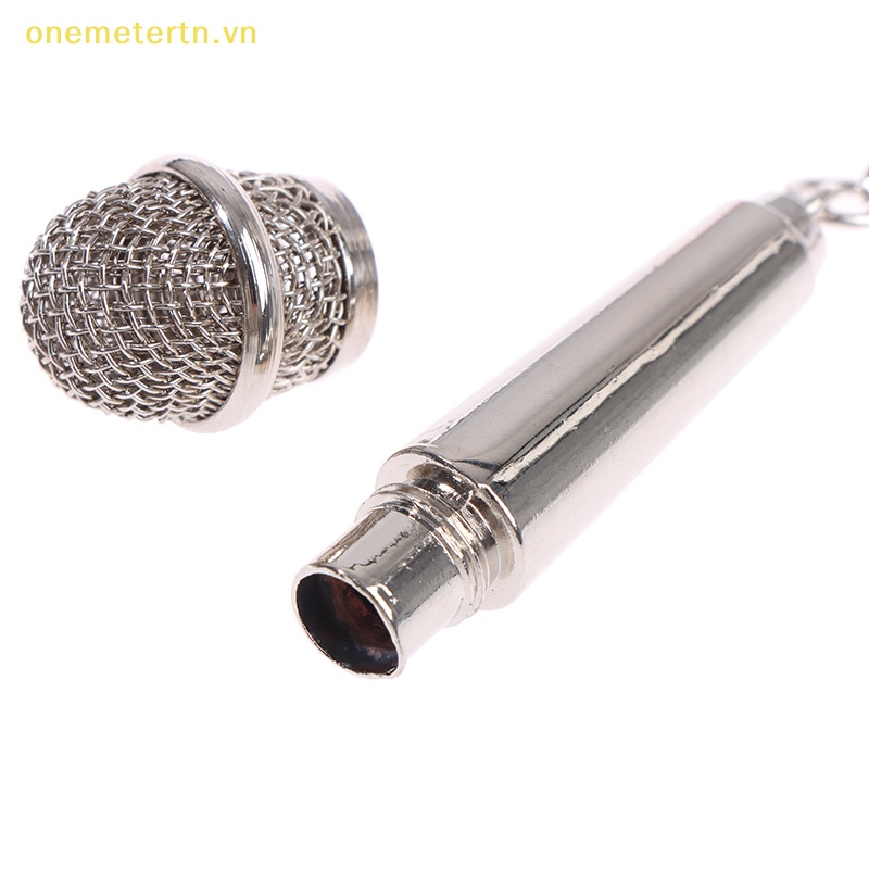 Onemetertn Móc Khóa Mô Phỏng Hình Micro Sáng Tạo Cho Túi Xách / Xe Hơi VN