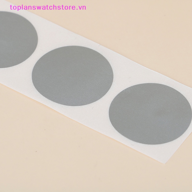 Set 300 Miếng Dán Hình Tròn Màu Bạc Chống Trầy 1 Inch