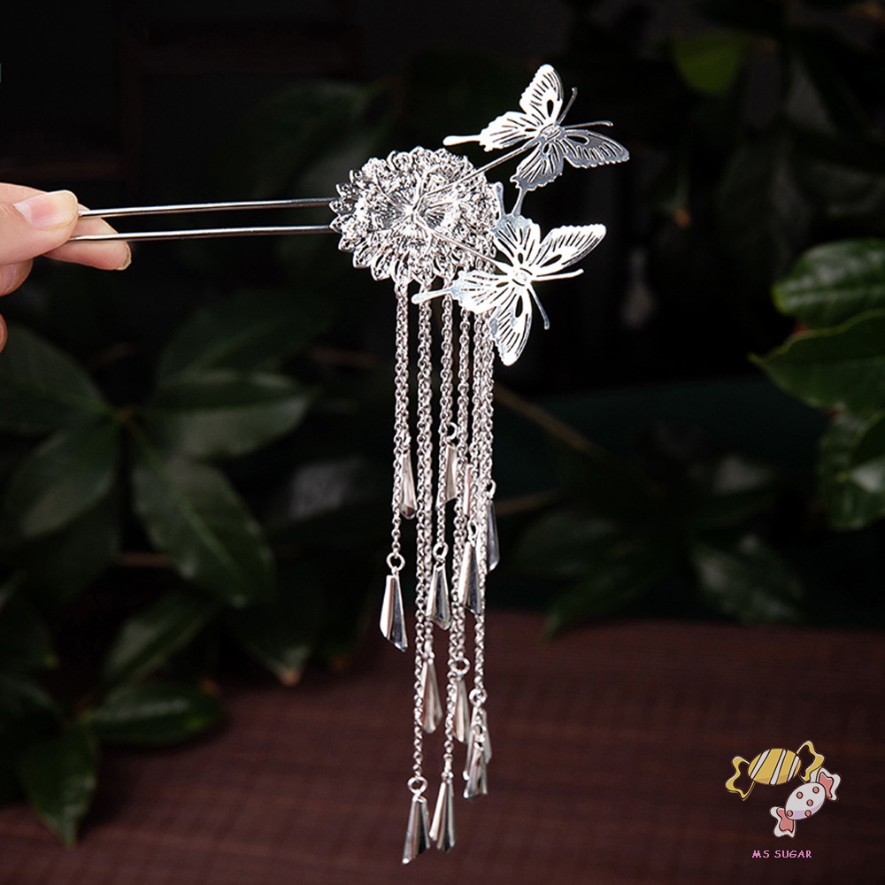 YADORNOS Trâm Cài Tóc Trung Hoa Hình Chữ U Bằng Hợp Kim Không Gây Dị Ứng