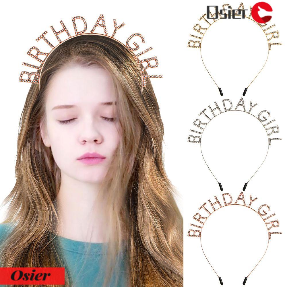 Băng Đô Cài Tóc Bằng Hợp Kim Kim Loại Thời Trang Sinh Nhật Cho Nữ Os|Băng Đô Cài Tóc Thiết Kế Xinh Xắn Hợp Thời Trang