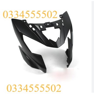 ốp đầu satria đen bóng