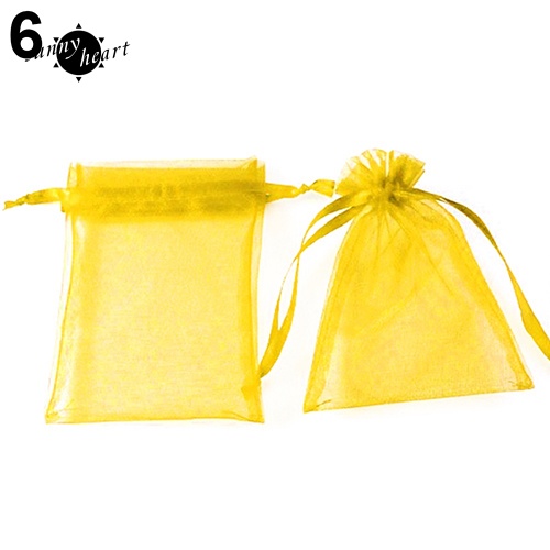 Sunnyheart Set 50 Túi Đựng Quà Tặng / Trang Sức Tiện Dụng Cho Lễ Hội / Đám Cưới