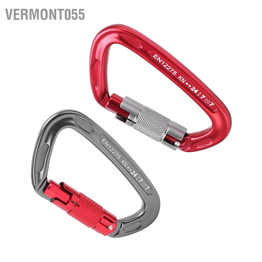 Vermont055 Khóa leo núi ngoài trời Camnal Trọng lượng nhẹ Chống ăn mòn DType Bảo vệ chính