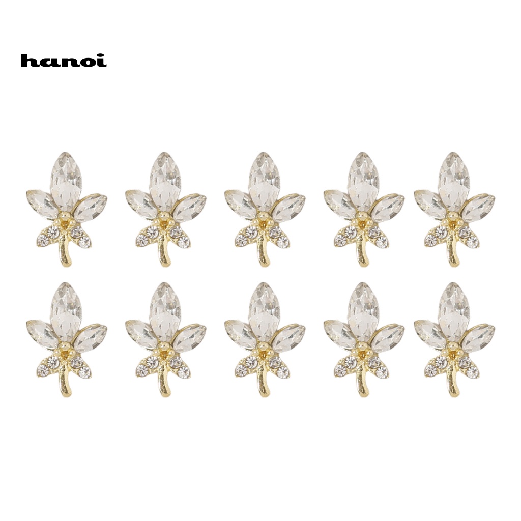 Set 10 Phụ Kiện Trang Trí Móng Tay Nghệ Thuật Ba Chiều Tạo Hiệu Ứng Ánh Kim Hình Bướm Trái Tim Giọt Nước Bằng Hợp Kim DIY