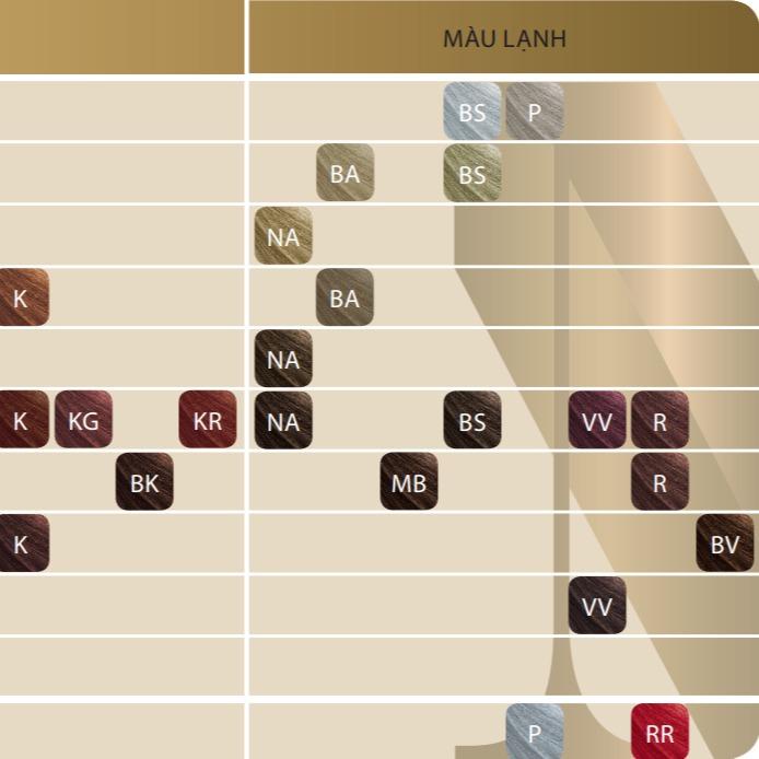 THUỐC NHUỘM TÓC GOLDWELL NECTAYA FREE AMONIAC 60ML