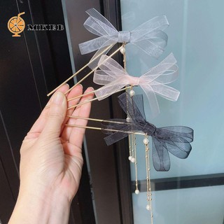 MKEB Trâm cài tóc hình chữ u đính ngọc trai phong cách Hàn Quốc cổ điển cho nữ