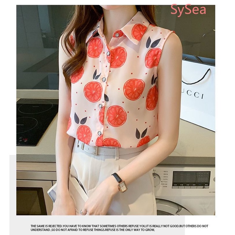 Áo Voan Không Tay Dáng Rộng Thời Trang Mùa Hè Dành Cho Nữ