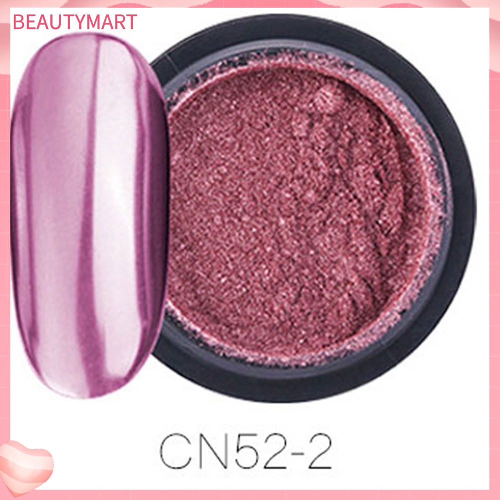 Bột Chrome Tráng Gương 12 Màu Siêu Mỏng Tạo Hiệu Ứng Trang Trí Móng Nghệ Thuật