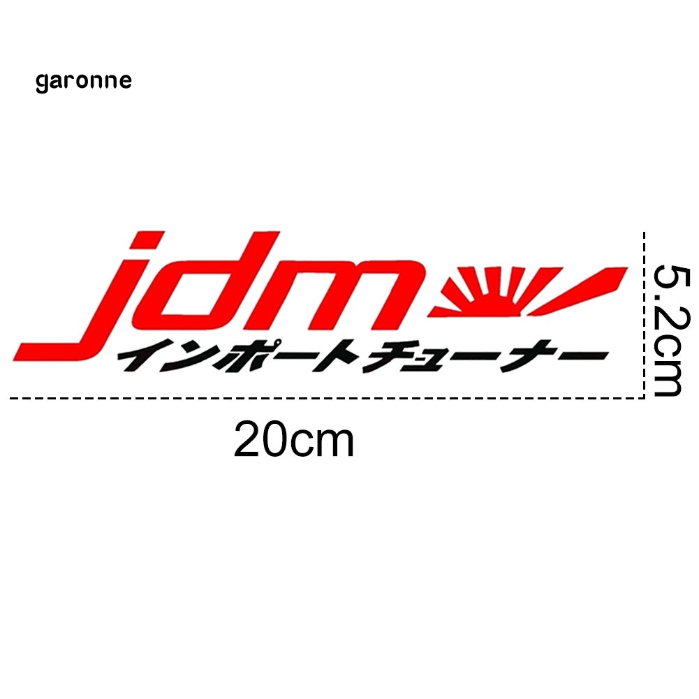 Đề Can Chữ Nhật Bản Phản Quang Dán Trang Trí Thân / Cửa Sổ Xe Hơi