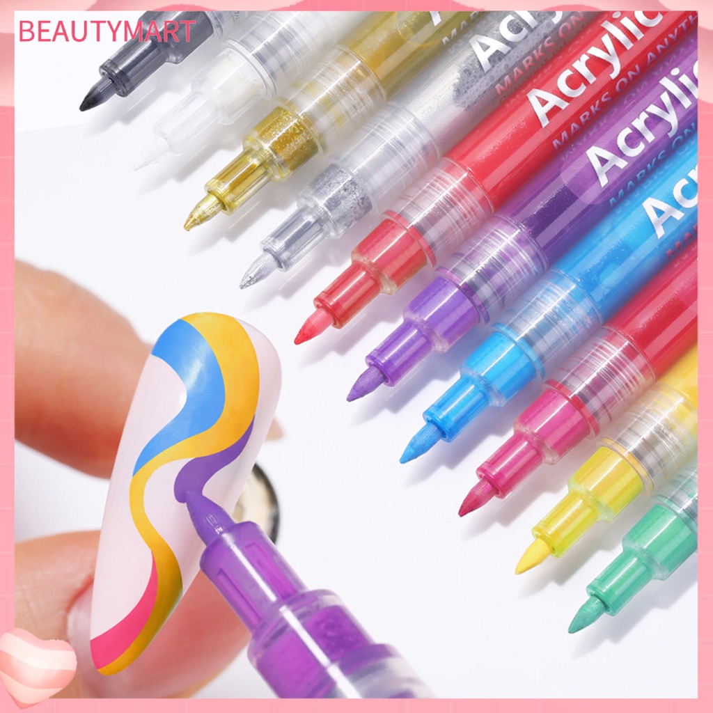 Bút Vẽ Móng Tay 3D Trọng Lượng Nhẹ Chống Nước Chuyên Nghiệp