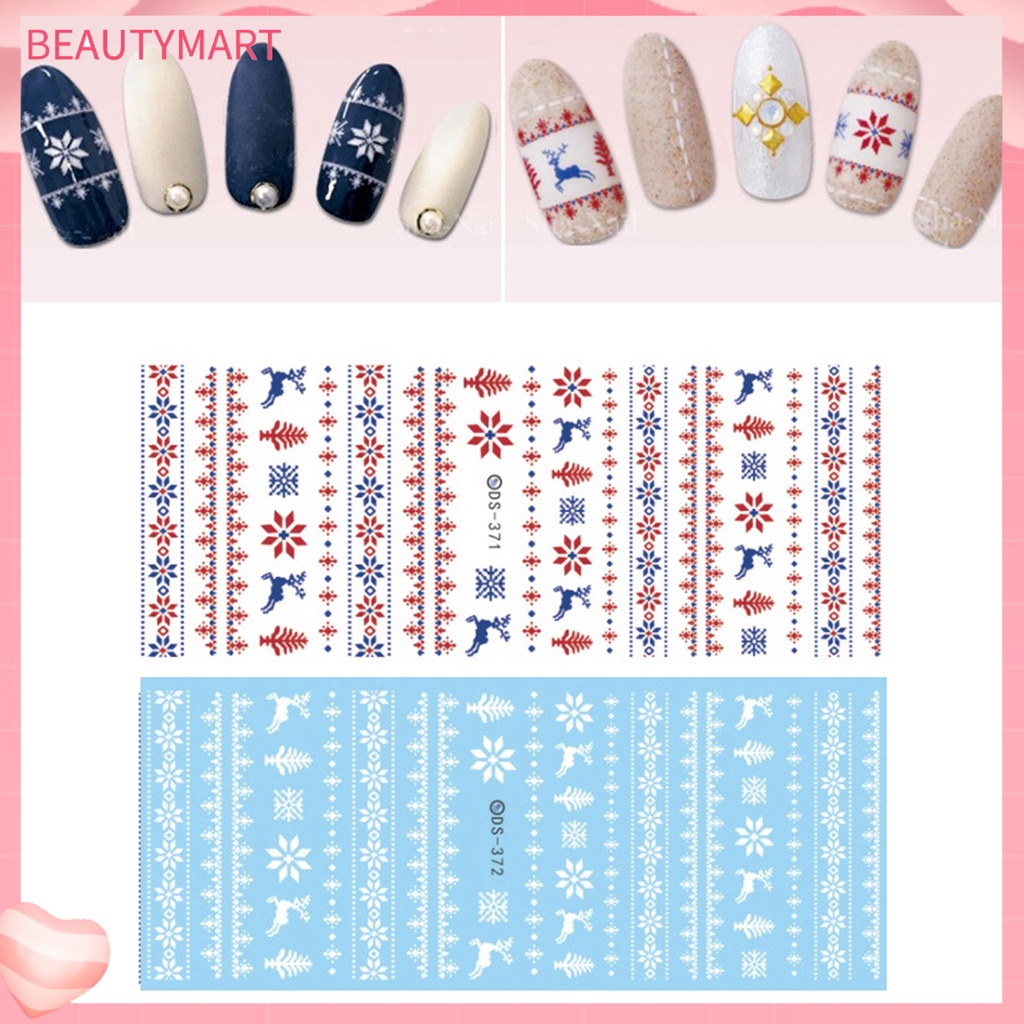 1 Tờ Sticker DS371 DS372 Chống Thấm Nước Thân Thiện Với Môi Trường Dùng Trang Trí Móng Nghệ Thuật