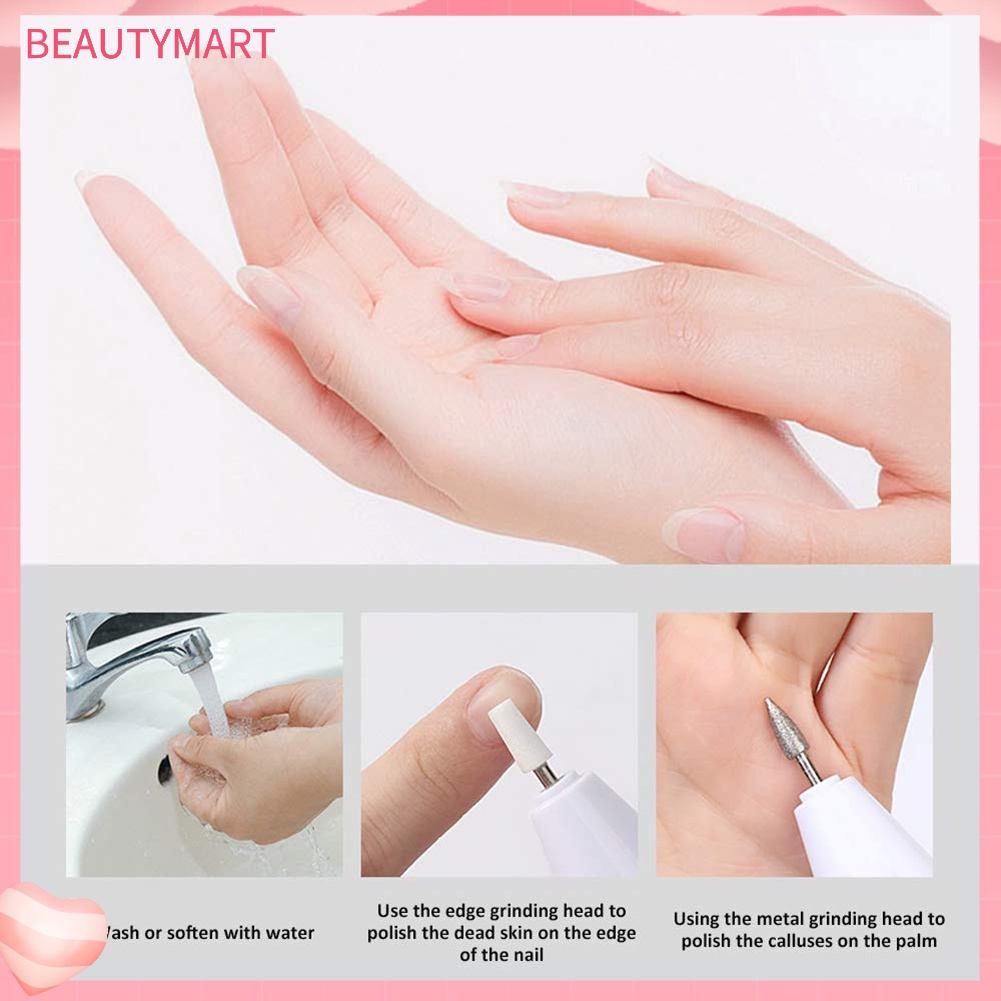 Máy Đánh Bóng Móng Tay Kèm 5 Mũi Mài Chuyên Dụng