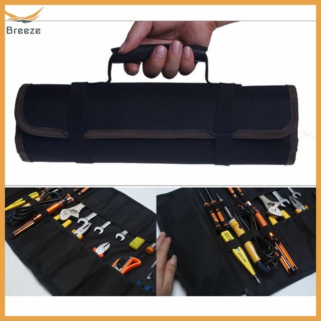 Túi Cuộn Đựng Dụng Cụ Sửa Chữa Điện Bằng Vải Oxford Sức Chứa Lớn
