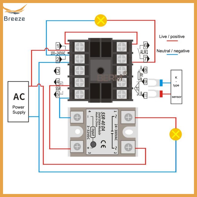 Set 3 Bộ Điều Khiển Nhiệt Độ 0-1300°C Với Chức Năng Pid Chức Năng Pid