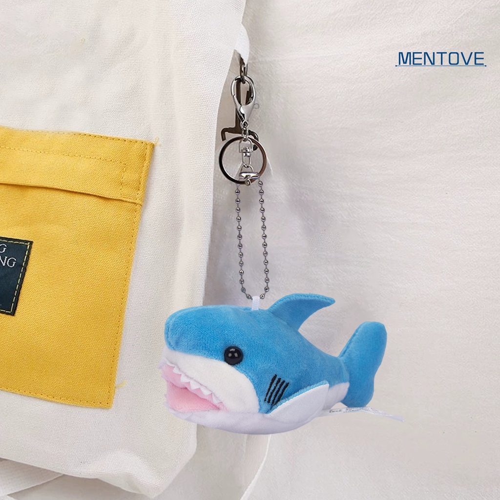 Móc Khóa Hình Cá Mập Nhồi Bông Mềm Mại Đa Năng Dễ Thương